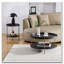 2-Piece Modern 2 tier Round Coffee Table Set for Living Room