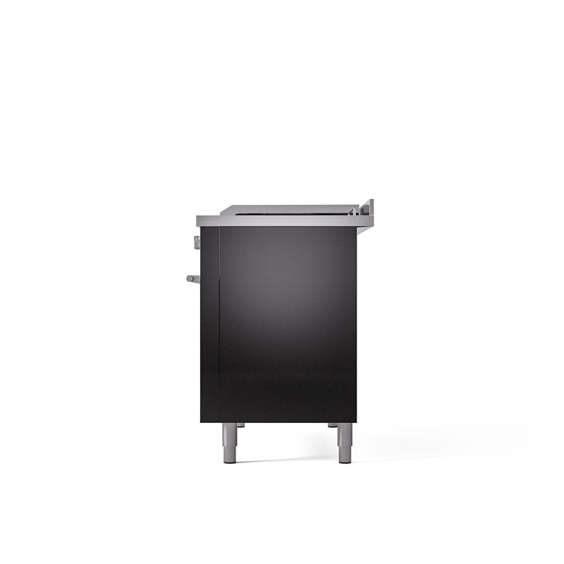 Ilve Professional Plus II 48 po à double brûleurs à 5 brûleurs, plaque chauffante et surface française, Propane liquide