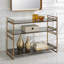 Thasin 40.25'' W Glass Console Table
