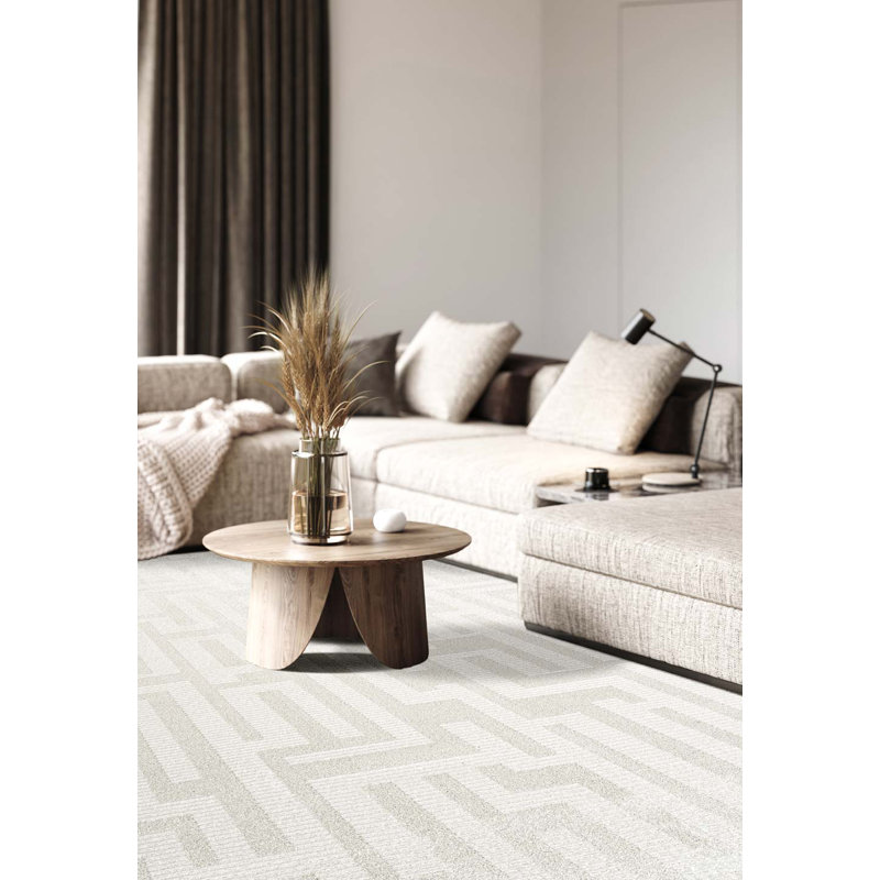 Geo Area Rug, Cream, Geometric, Rectangle 133cm  x 195cm