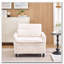 Fauteuil club en velours côtelé-1230842639