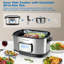 6 pte en acier inoxydable sous vide