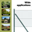 Welded Wire Fence With 7 Posts Steel-94017020-94017022