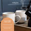 Mikasa Cranborne Stoneware Mugs, 320ml, Cream
