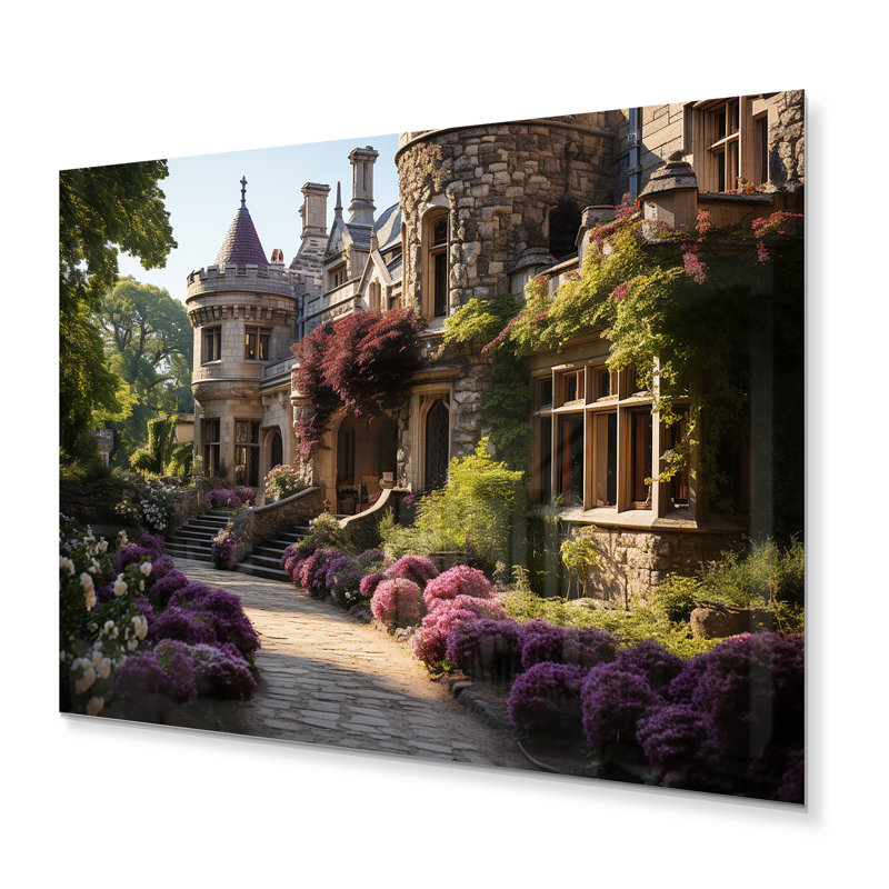 Châteaux Royal Retreat Regal - Architecture, impression d'art mural en métal, H 12 po x l 20 po x P 1 po