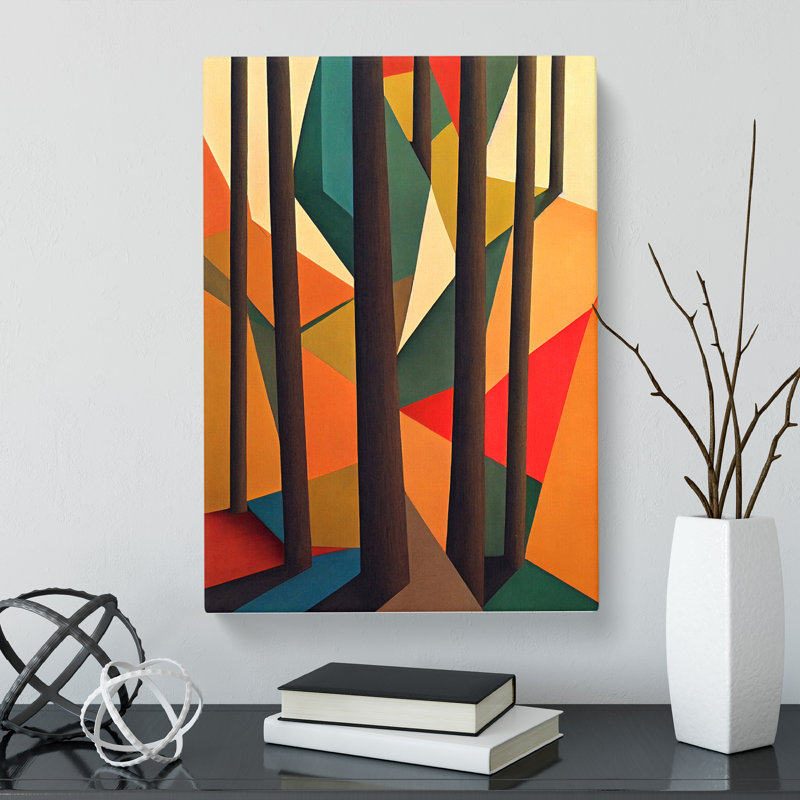 Tree Abstract Block Vol.3 - Wrapped Canvas, 60cm H x 40cm W x 3cm D
