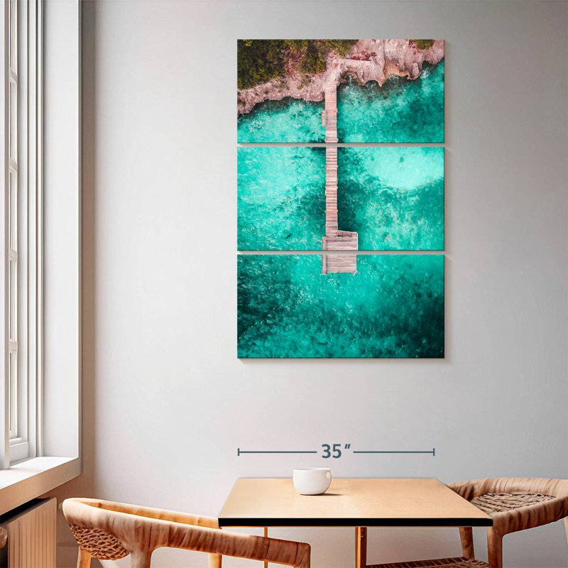 Bahamas Dock, 65" H x 42" W