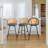 Augustinus Swivel Upholstered Counter & Bar Stool-864754197-864754195