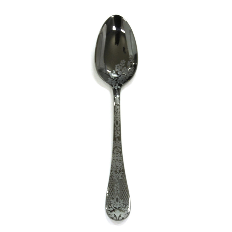 Casablanca Stainless Steel Dessert Spoon, Oro-nero