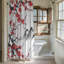 Rideau de douche standard 1 pièce Crimson Sakura Motifs-753681295