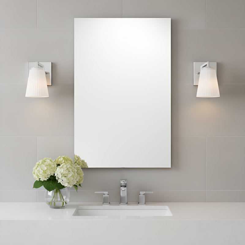 Petit meuble-lavabo Upson de Génération Éclairage , Une lumière, H 7,75 po x l 5 po x P 6,25 po, Chrome