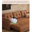 Canapé Mid-Century vintage en cuir Nappa avec structure en bois massif et acier au carbone-578534516
