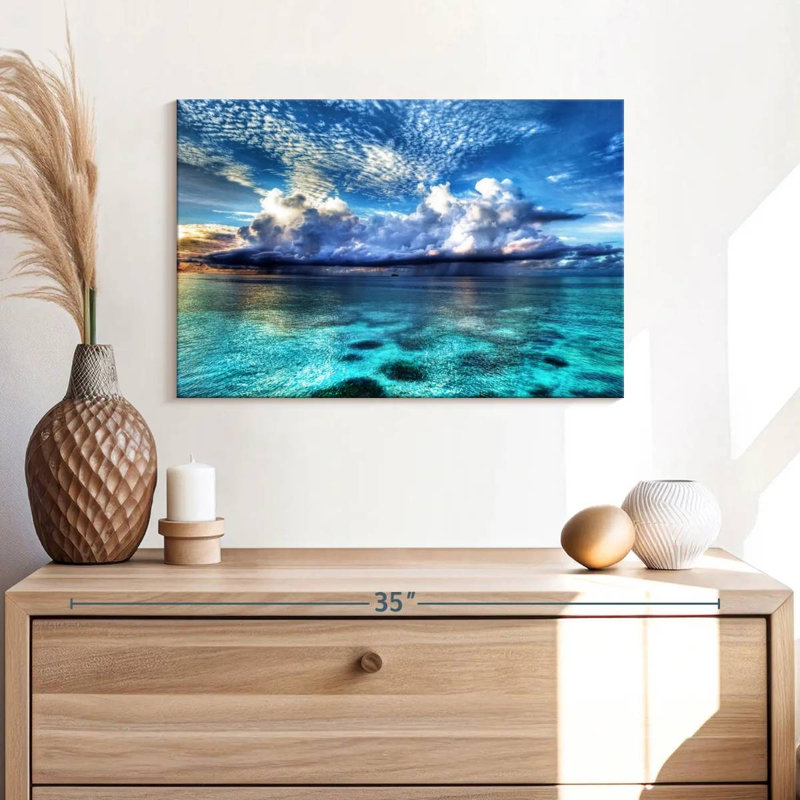 Impression sur toile Cozumel Ocean View, H 16 po x l 24 po x P 1,25 po