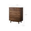 Commode d'appoint en bois massif Jiani
