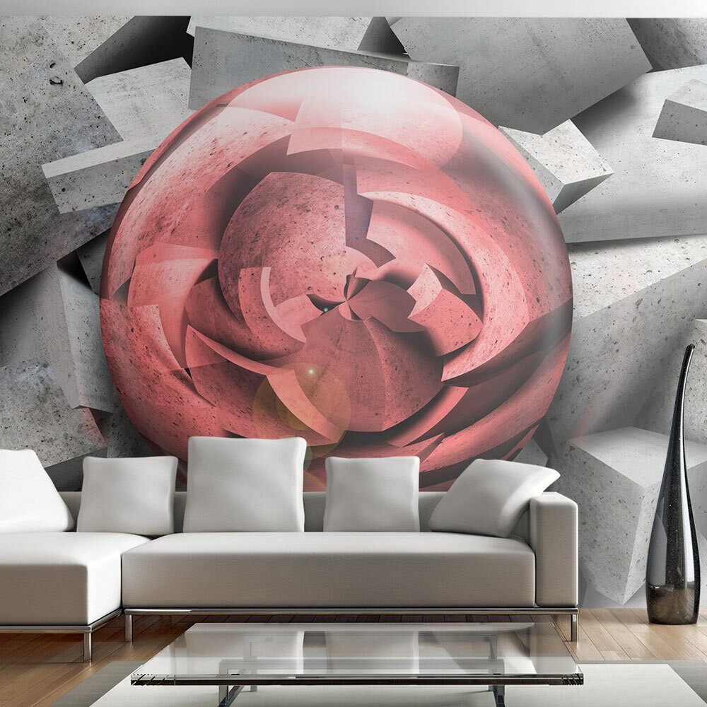 Fototapete Stone Rose 245 cm x 350 cm