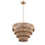 Luminaire suspendu bol 6 lumières Evadne