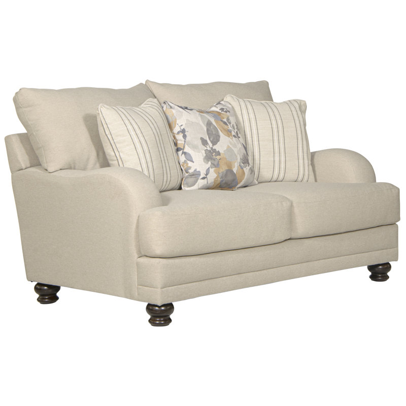 Ariaunna Loveseat with Comfort Coil Seating and 3 Coordinating Accent Pillows Included