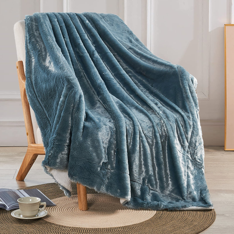 Throw Blanket, Blue