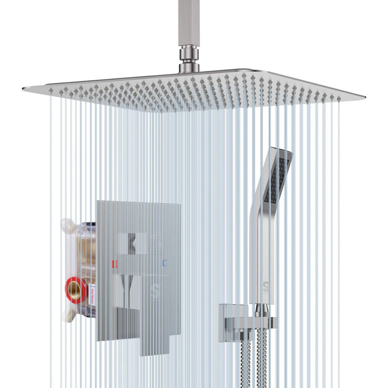 All-In-One Kit with Rough in-Valve, Brushed Nickel
