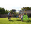 AIYAPLAY 4-in-1 Kids Swing Set with Saucer Swing for Ages 3-8 Multicolour