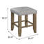 Tabouret 25,5 po