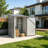 Lockable Storage Sheds, Steel Compact Modern Lean To For Garden Home