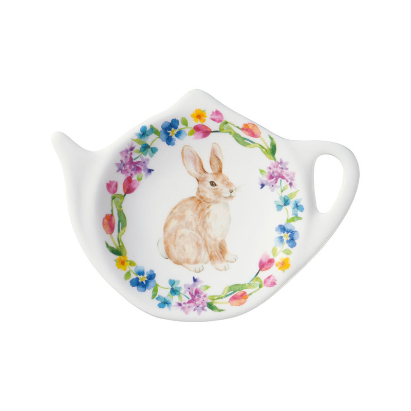 Set of 8 Teabag Holder Hello Easter