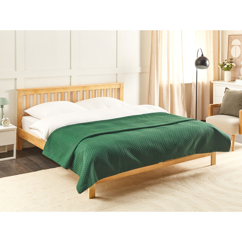 NAPE Polyester Bedspread, 220 x 240 cm Bedspread, Green