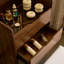 Christenia 3-in-1 Vanity Desk with Glass Top, LED Mirror & Upholstered Stool-115322667