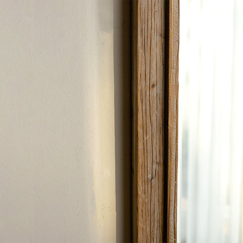 Miroirs muraux rectangulaires en bois massif