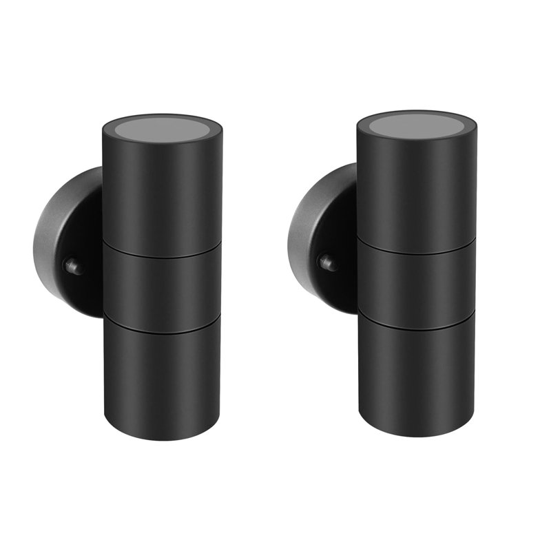 Matte Black 16cm H Outdoor Sconce