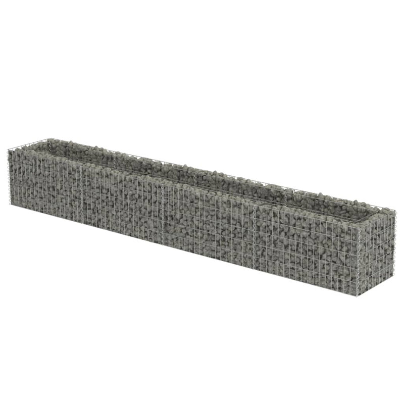 Metal Raised Garden Bed, 50cm Hx 360cm W x 50cm D