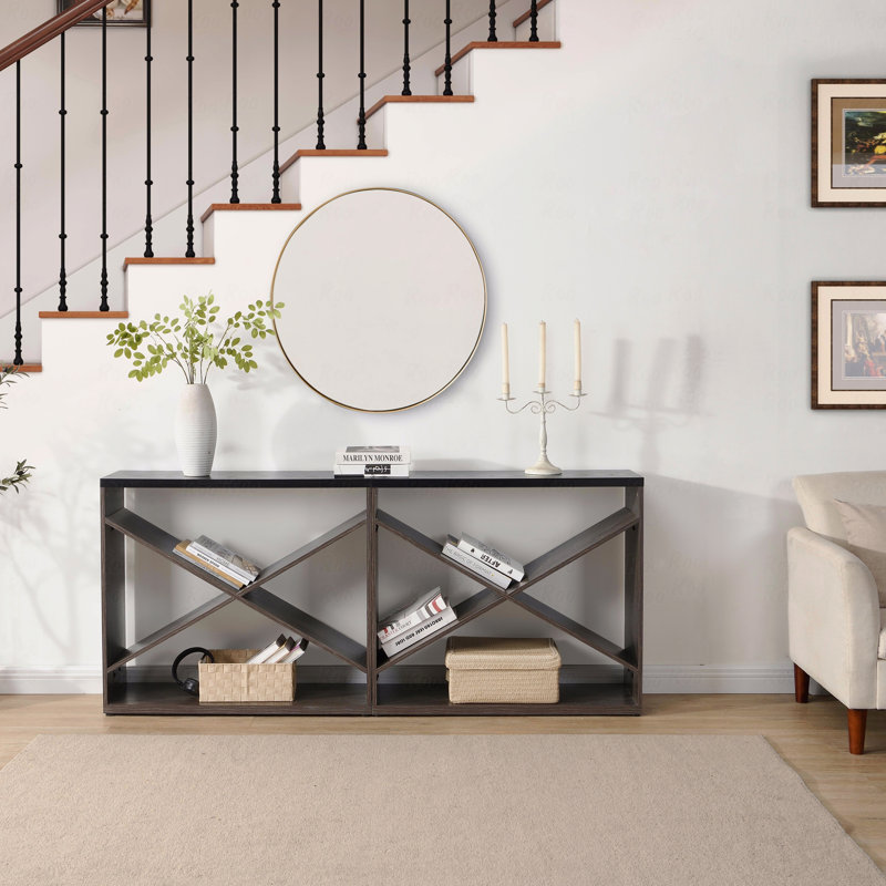 Console 70,87 po Farmhouse, Noir, Noir