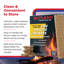 Rutland Fire Starter Squares, Heavy Charcoal Starters for Fireplace, 144 Squares