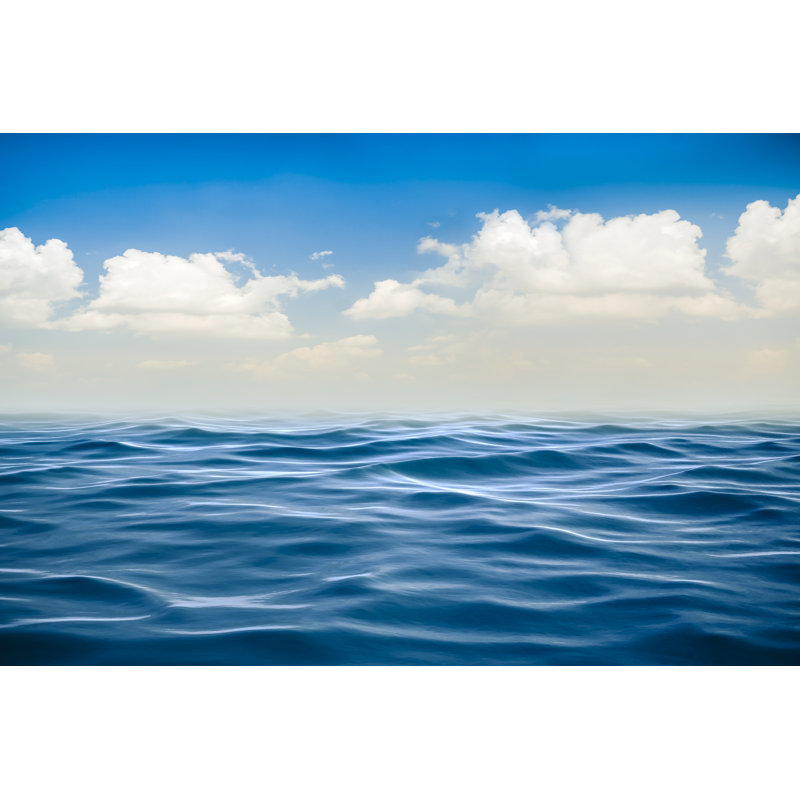 Ocean And Blue Sky by Digitalgenetics - Wrapped Canvas Print, 30cm H x 46cm W