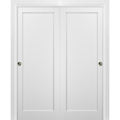 Quadro Paneled Sliding Closet Doors