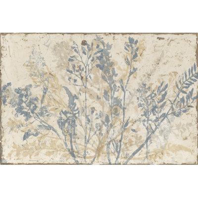 Floral Fan III par Megan Meagher - peinture sur toile tendue