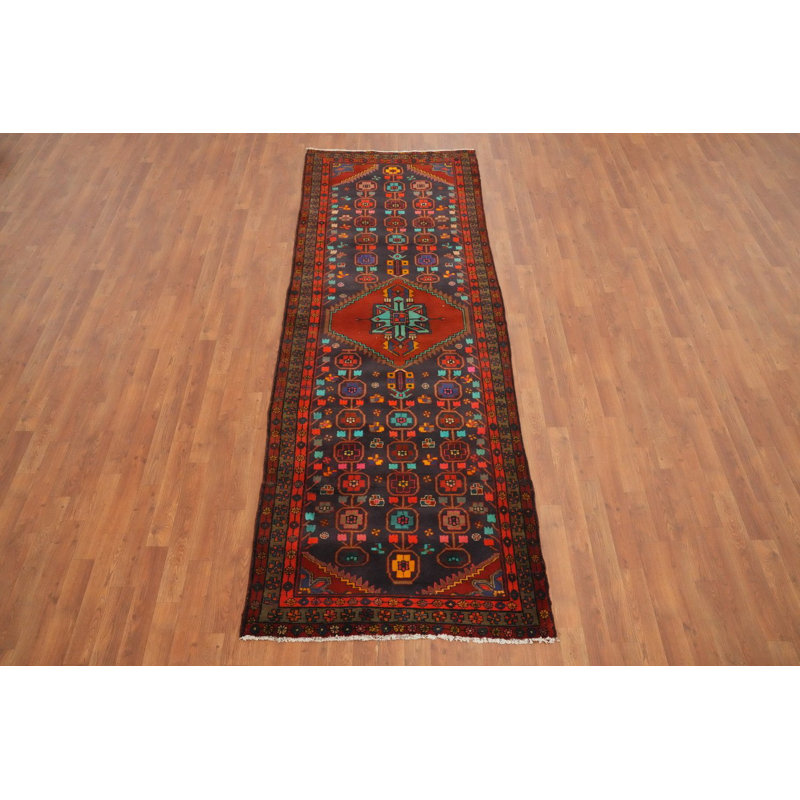 Vintage Wool Traditional Runner Rug 3x10