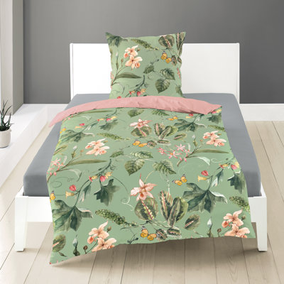 Floral Duvet Cover Set with Pillowcases