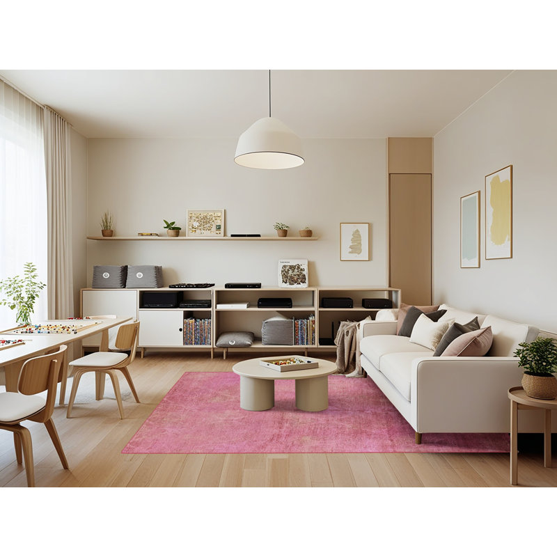 Tapis rose, Rectangle 7 pi x 9 pi