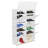 Ailssa 28 Pair Stackable Shoe Storage Cabinet