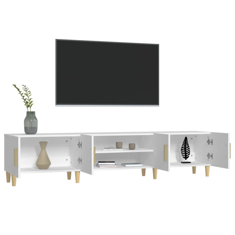 Kyeisha TV Cabinet 180x31.5x40 cm Engineered Wood, White