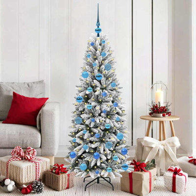 Artificial Christmas Tree with 150 LEDs White