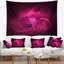 Tapisserie de cercles magenta brillant Abstract-28502923