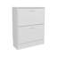 Range-chaussures, 2 portes, blanc