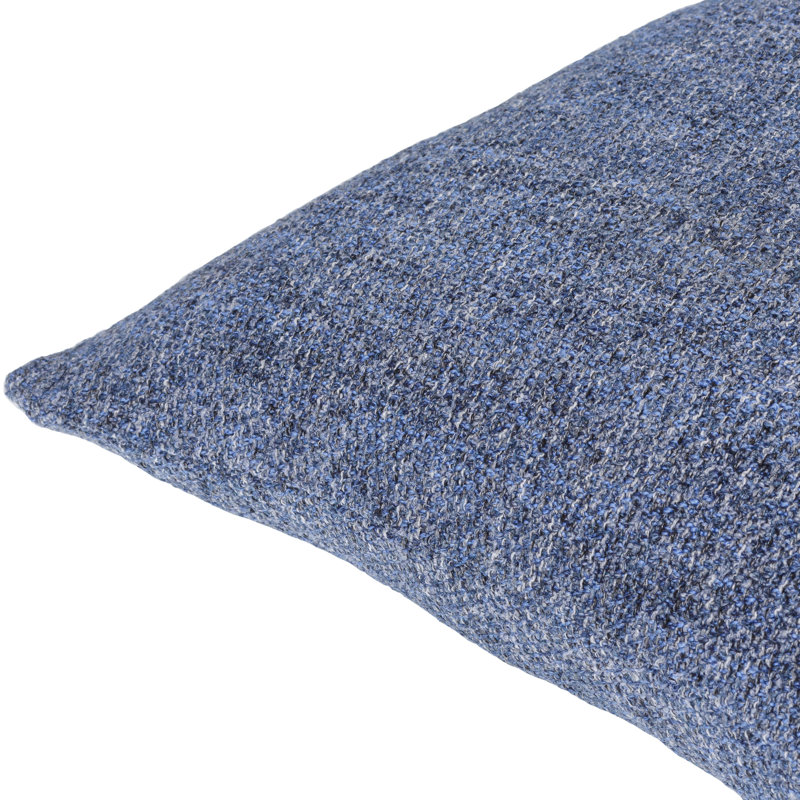 Coussin décoratif Amalfi Boucle, Bas, 22 po x 22 po, Marine
