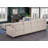 Shayle Artificial Leather Modular Sectional With Ottoman-121416340-100845747