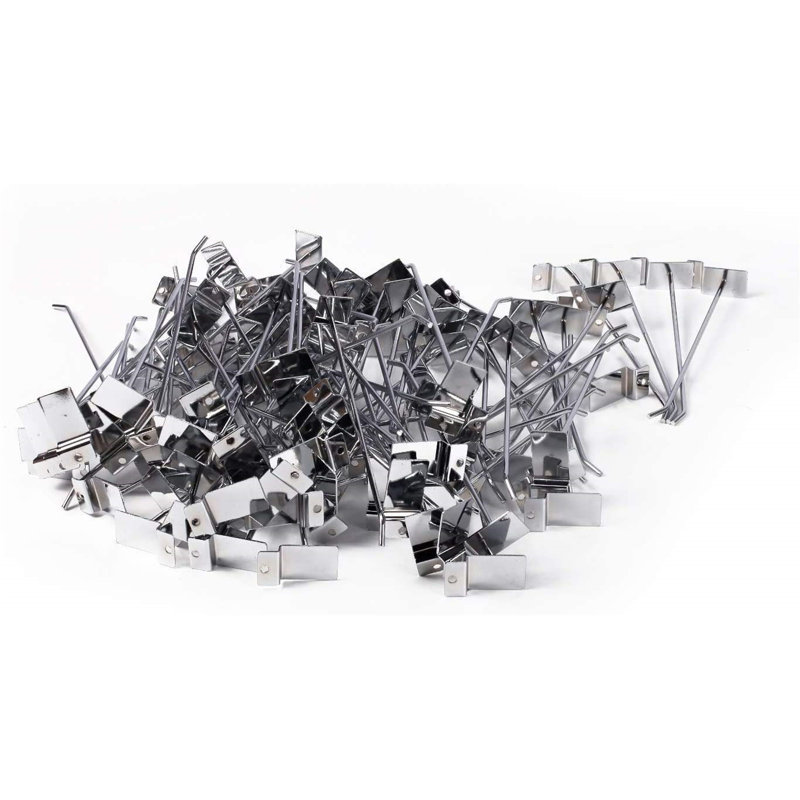 100 Pcs Slatwall Hooks