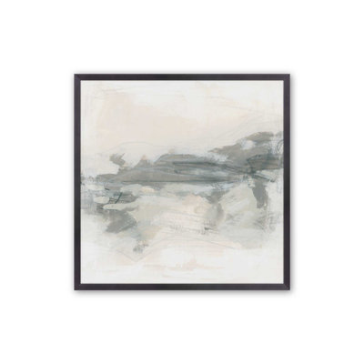 Soft Lines of Memory II Canvas Print in a  Frame
