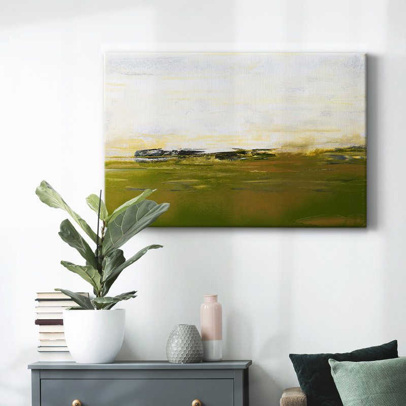 «From the Terrace III», toile tendue avec châssis, H 12 po x l 18 po
